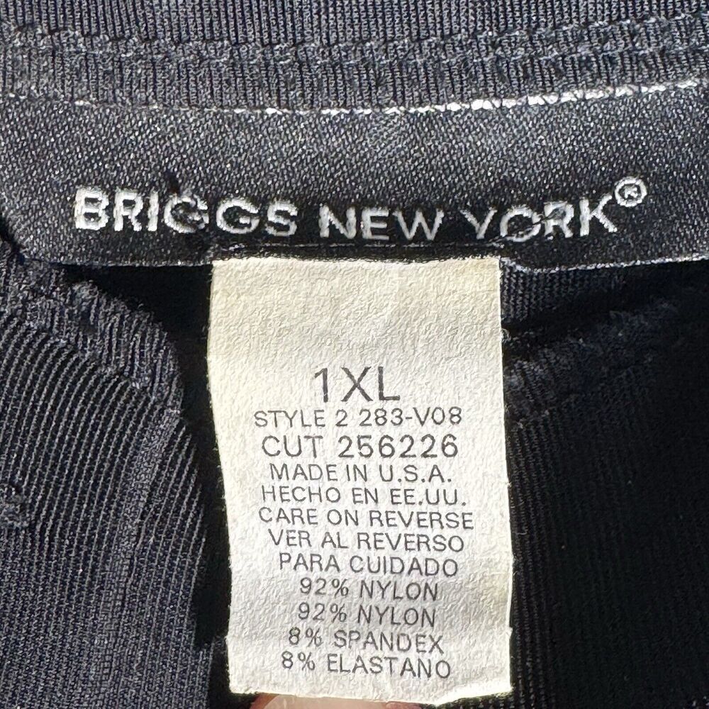Briggs New York Black Jersey Maxi Skirt Buttons Vintage Made In USA - Picture 4 of 5